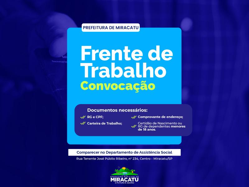 Frente de Trabalho